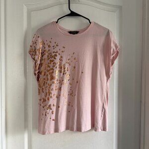Lipsy Pink T-shirt Size US 6